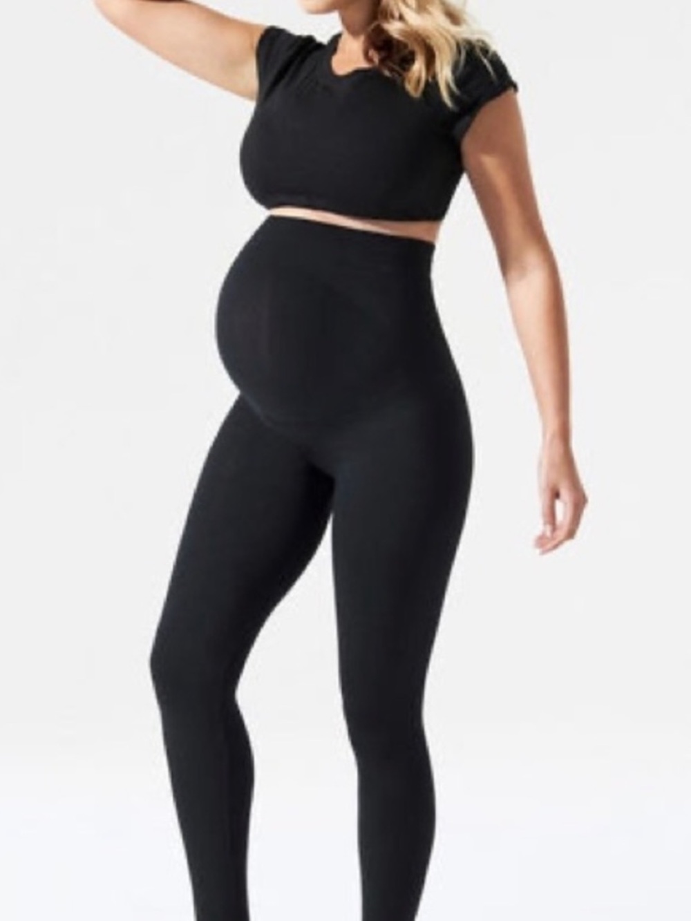 BLANQI Black Maternity Support Leggings